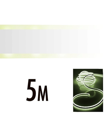 LED Neonlight 5 meter wit